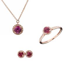 Jewelry sets (Rhodolite)